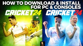 How To Download amp Install Cricket 24 On Your Pc  Laptop amp Consoles Hindi [upl. by Neelhtakyram857]