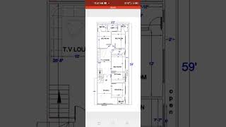 23x59 house design homeplanting 2024 [upl. by Krik]