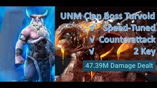 Clan Boss Turvold Guide 2 Key UNM Speedtuned with Counterattack [upl. by Acinoev229]