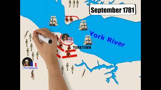 VIDEO The American Revolution Battle of Yorktown [upl. by Bainbrudge]