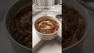 Chocolate cinnamon Oat 😋recipe proteinoats overnightoats chocolateoats oatmeal healthyrecipes [upl. by Auhel]