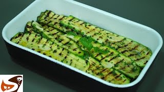 Zucchine grigliate in padella alla piastra o al forno  contorni grilled zucchini [upl. by Dimitris]