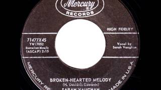 Sarah Vaughan ‎– Broken Hearted Melody 1959 Mercury ‎– 71477X45 [upl. by Swenson751]