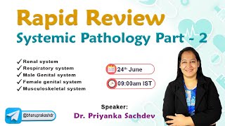 Super Simplified Pathology by Dr Priyanka Sachdev  Systemic Pathology Part  2 [upl. by Ecyrb]