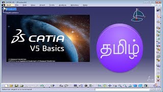 CATIA V5 TUTORIALS TAMIL  GROOVE [upl. by Adrial]