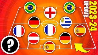 GUESS THE FOOTBALL TEAM BY PLAYERS’ NATIONALITY  SEASON 20232024  FOOTBALL QUIZ 2023 [upl. by Rivy195]