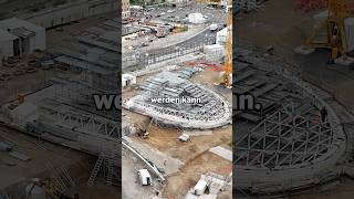 Stuttgart 21 Die Gitterschale wächst in den Himmel hauptbahnhof [upl. by Rosenstein]