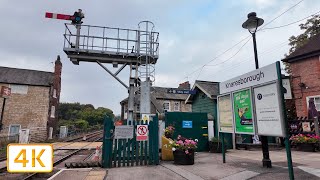 Knaresborough Train Station to Riverside Walk  Virtual Walking Tour  Yorkshire [upl. by Gilson]