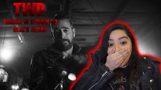 The Walking Dead Season 10 Episode 22 quotHeres Neganquot 10x22 Season 10 FINALE REACTION [upl. by Lorens981]