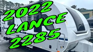 NEW 2022 LANCE 2285 TRAVEL TRAILER DODD RV SHOW TOUR SOLAR UPDATED [upl. by Buine]