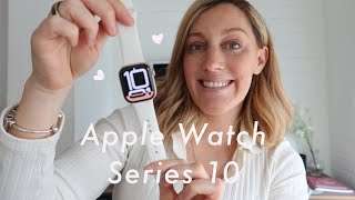 Apple Watch Series 10 Unboxing and first impressions 42mm Rose Gold  Updating from Series 3 [upl. by Sacttler]