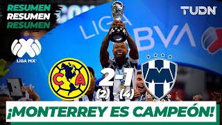 Resumen y goles  America 2 2  4 1 Monterrey  Final Vuelta  Liga MX AP 19  TUDN [upl. by Krueger738]