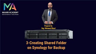 3Creating Shared Folder on Synology for Backup [upl. by Aretse]