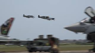 3x P51 Mustang Amazing V12 Merlin Sound over Italy [upl. by Cornelia]