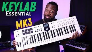 The BEST Budget MIDI Keyboard 2023  Arturia KeyLab Essential MK3 Review [upl. by Ettenad]