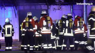 Brand einer Lagerhalle in Sulingen [upl. by Averat672]