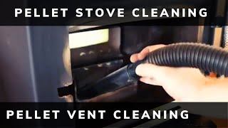 How to Clean a Pellet Stove Including Chimney Vent Pipe [upl. by Allimrac]