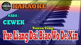 Karaoke Yue Liang Dai Biao Wo De Xin Teresa Teng [upl. by Nnylrefinnej]