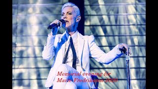 Memorial Evening for Marie Fredriksson Roxette 2020 HD 1080 [upl. by Adiuqram]