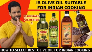 Which olive oil is good for Indian cooking  Should we use  Best olive oil brands in India [upl. by Steve165]