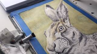 Painting Watercolor in Grisaille part 2 [upl. by Embry]