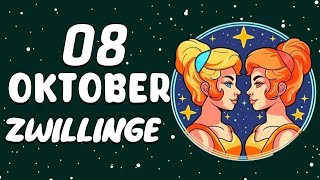 DAS IST ALLES🤩DREIFACHE BESTÄTIGUNG FÜR DICH❗👀 ZWILLINGE ♊ HEUTE 8 Oktober 2024 [upl. by Nortna]