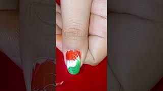 happy independence day 🫡 🫡 🫡 special nail art ♥️♥️🇮🇳🇮🇳 [upl. by Cirdet]