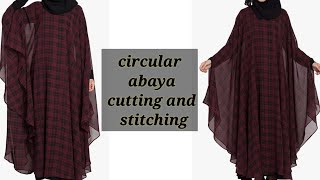 Circularabayacuttingandstitchingburqacuttingandstitchingcircularkaftan cutting and stitching [upl. by Aneeled]