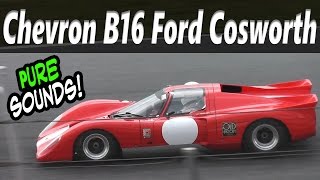 Chevron B16 Race Car With Pure Sound on Track Ford Cosworth [upl. by Ludmilla]