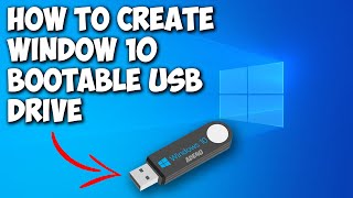 Make Windows 10 bootable usb  how to create bootable usb flash drive [upl. by Sclar]