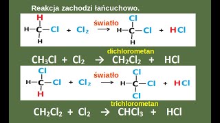 Reakcja substytucji w alkanach [upl. by Lippold659]