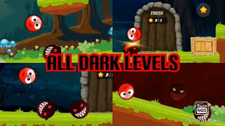 Roller Ball 4 All Dark ForestCaves Levels [upl. by Ennywg]