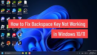 How to Fix Backspace Key Not Working in Windows 1011 [upl. by Eidroj170]