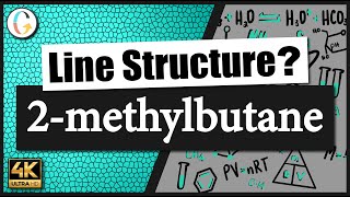 How to draw the line structure for 2methylbutane [upl. by Ludly]