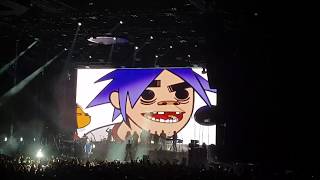 Gorillaz  Clint Eastwood Live  Hovet Stockholm Sweden 2017 [upl. by Aelrac65]