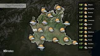 INFORMAZIONE 3B METEO LOMBARDIA  PREVISIONI 25 APRILE 2024 [upl. by Adriel]