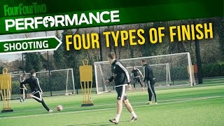 Soccer shooting exercise  Four types of finish drill  Swansea City Academy [upl. by Rosenzweig]