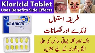 Klaricid Tablet Uses In Urdu  Klaricid Tablet 250mg [upl. by Leahcym763]