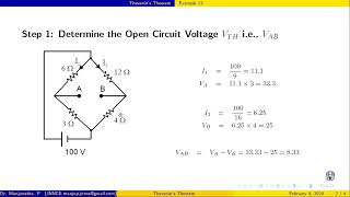 Thevenin Theorem 13 Bridge circuit [upl. by Sarat]