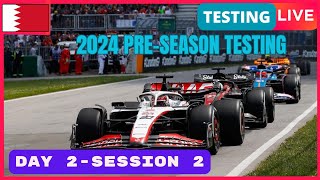 🔴F1 LIVE  2024 BAHRAIN PRESEASON TESTING  DAY 2  Live data Bahrain International Circuit [upl. by Ardie191]