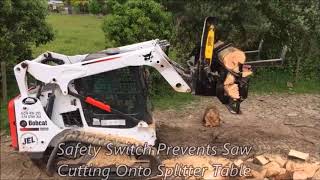 140B Skid Steer FireWood Processor [upl. by Sheryl66]