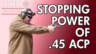 Stopping Power of 45 ACP [upl. by Ecirp]