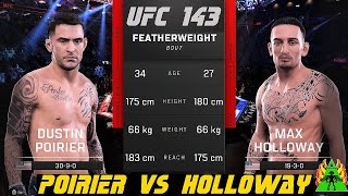 UFC 5  POIRIER VS HOLLOWAY [upl. by Anerroc290]