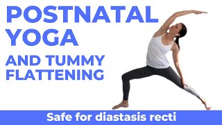 Postnatal Yoga With Diastasis Recti Exercises Postpartum [upl. by Ilatan446]