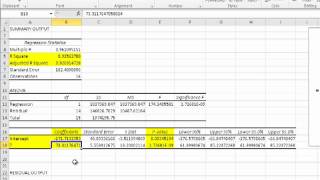 Regression Fitting in Excel1 [upl. by Anyaled]