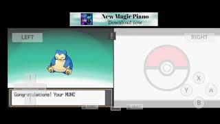 Munchlax Evolution to Snorlax Pokémon HeartGold [upl. by Statis]