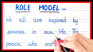 Essay on my role model in english  My role model essay in english  Role model par essay [upl. by Couhp900]