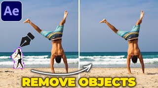 Remove Objects From Video in After Effects  Content Aware Fill [upl. by Westland]