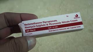 Beclomethasone Dipropionate Clotrimazole amp Neomycin Sulphate Cream Uses In Hindi  QD Derm Cream [upl. by Irrabaj]