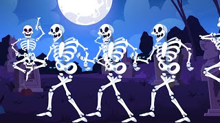 Dem Bones Nursery Rhyme  Human Anatomy Song for Kids [upl. by Odlabso]